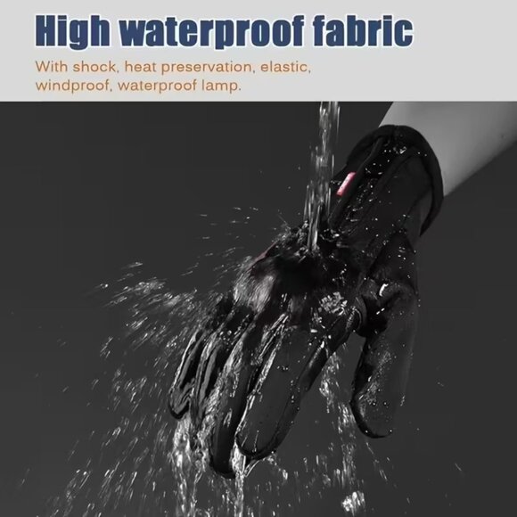 Winter Touchscreen Gloves Windproof Warm Anti-Slip Cycling Driving Outdoor - Picture 11 of 13
